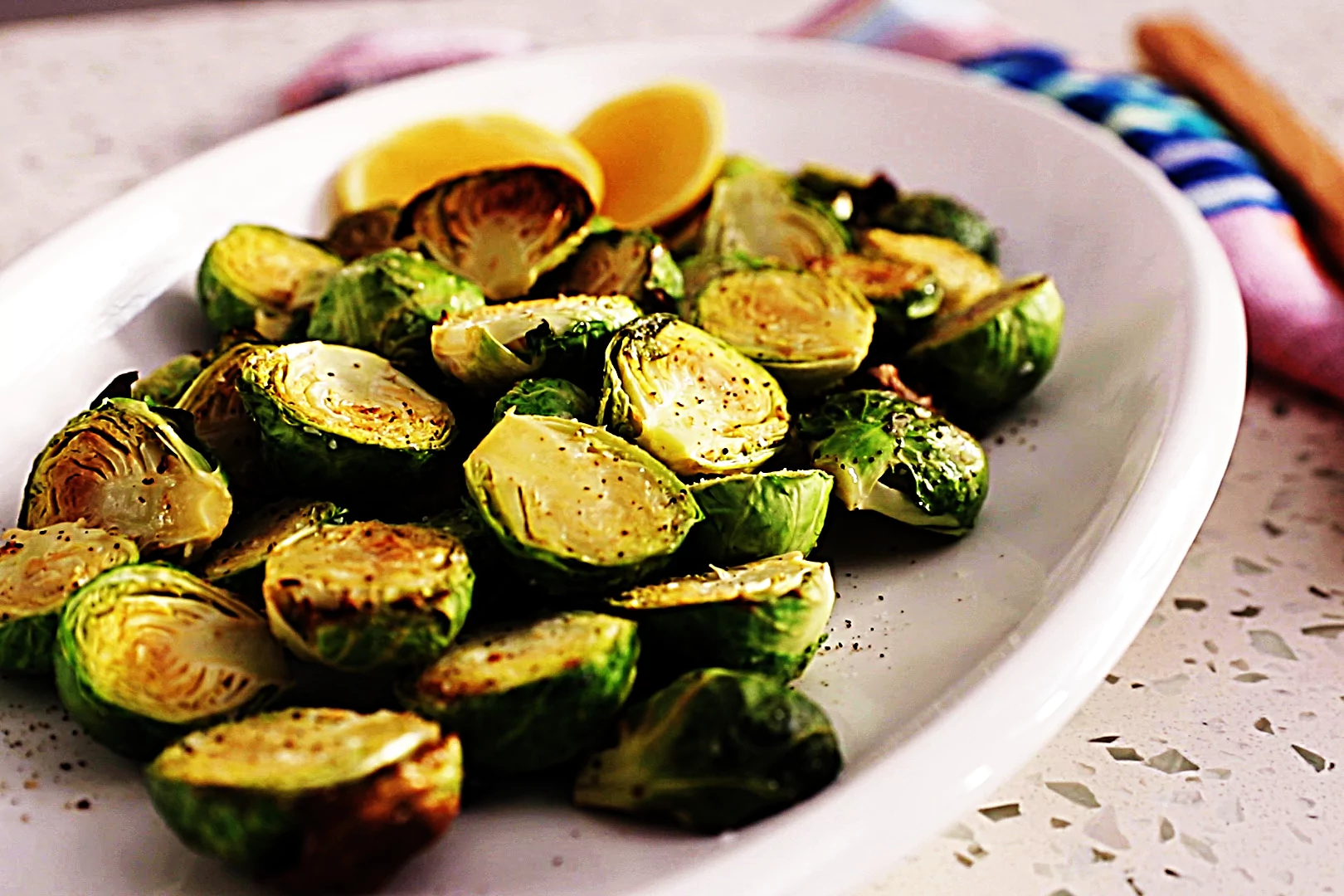 Fat-Free Roasted Brussels Sprouts