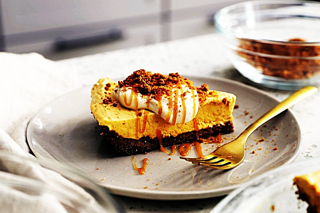 Meal photo - Frozen Gingersnap Pumpkin Pie