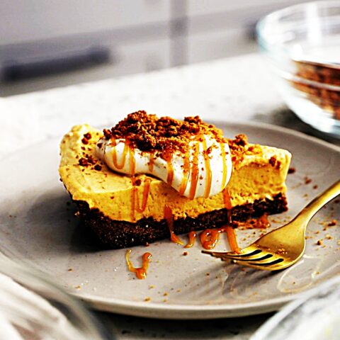 Meal photo - Frozen Gingersnap Pumpkin Pie