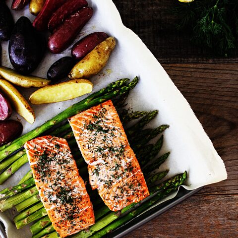 Meal photo - Healthy Salmon & Veggie Sheet Pan Dinner