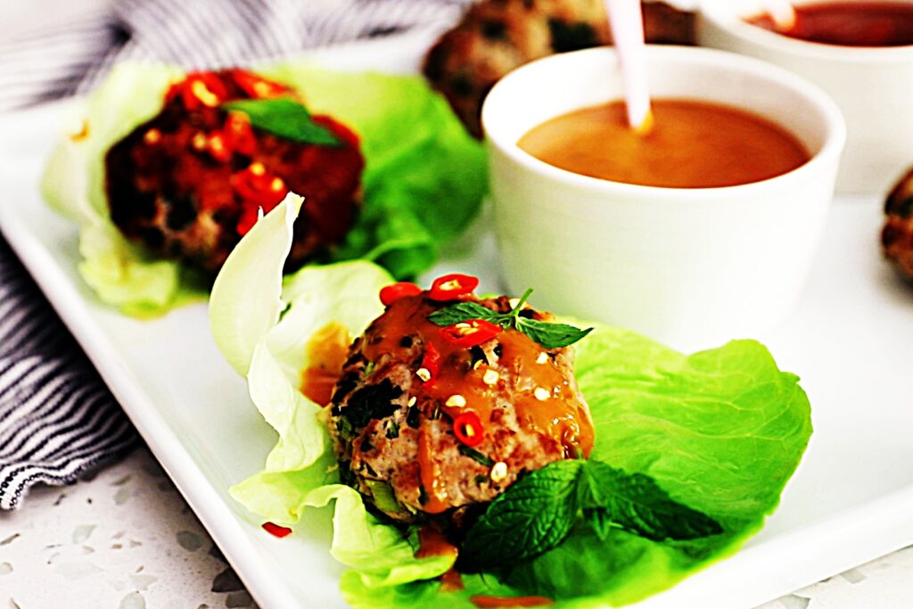 Meal photo - Healthy Thai Turkey Patty Lettuce Wraps