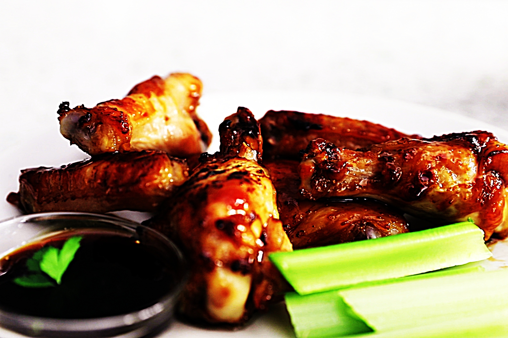 Honey-Garlic Baked Chicken Wings