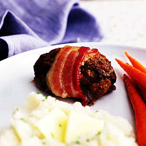 Meal photo - Individual Bacon-Wrapped Meatloaves