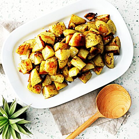 Meal photo - Lemon and Black Pepper Roasted Potatoes