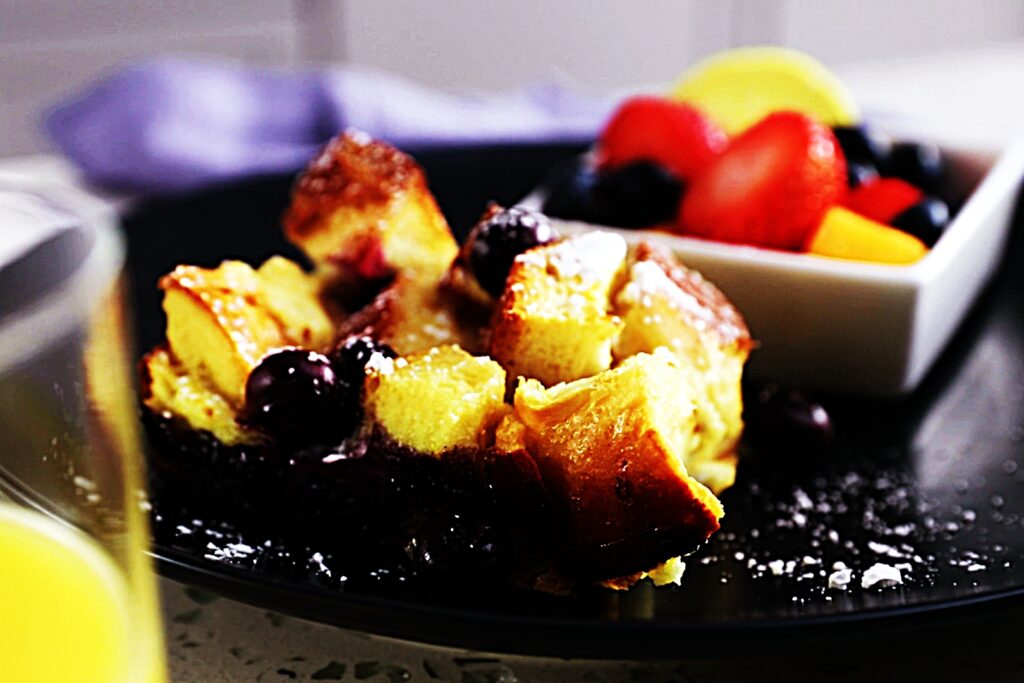 Meal photo - Lemon Blueberry Baked French Toast Casserole