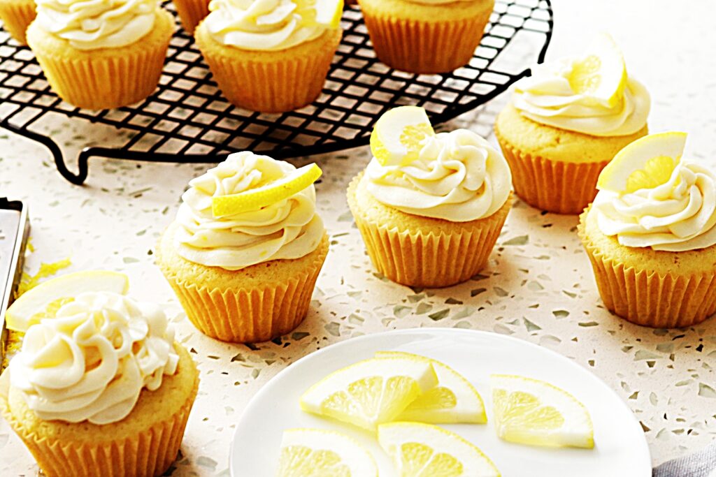 Meal photo - Lemon Cupcakes with Lemon Buttercream