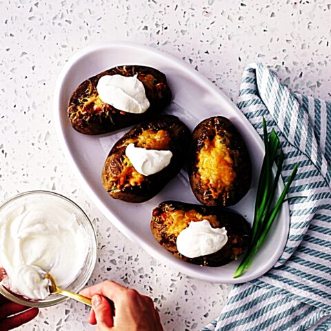 Meal photo - Loaded Chili Baked Potatoes