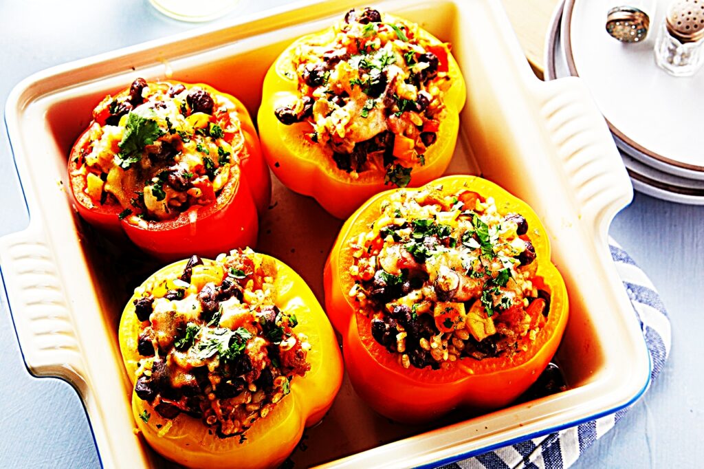 Meal photo - Mexican Black Bean & Cheese Stuffed Peppers