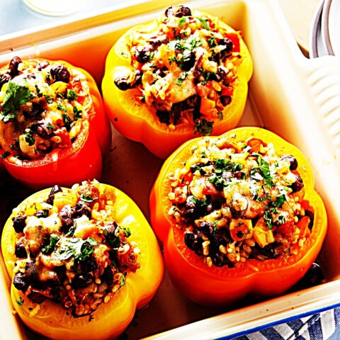 Meal photo - Mexican Black Bean & Cheese Stuffed Peppers