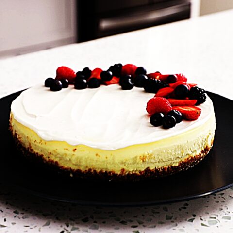 Meal photo - New York-Style Cheesecake (Without Sour Cream)