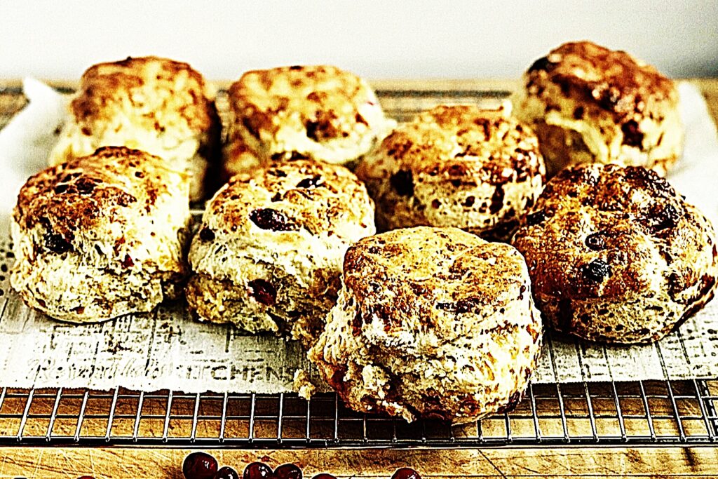 Meal photo - One-Bowl Cranberry Cheddar Biscuits