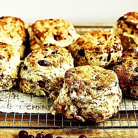 Meal photo - One-Bowl Cranberry Cheddar Biscuits