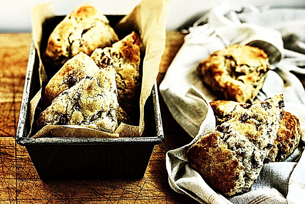 Meal photo - One-Bowl Ham and Gruyere Scones