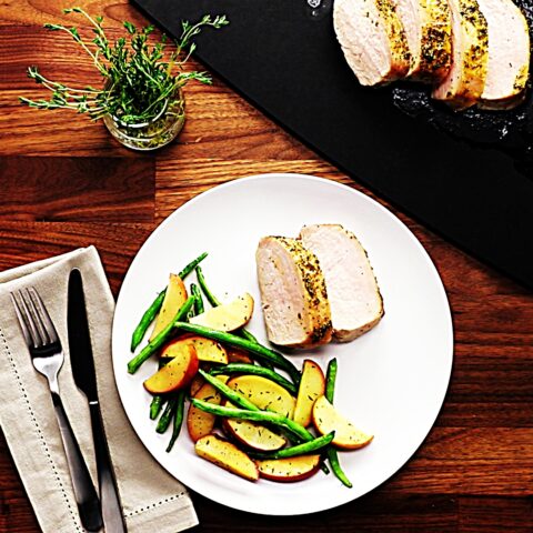 Meal photo - One-Pan Maple-Dijon Apple Pork Loin