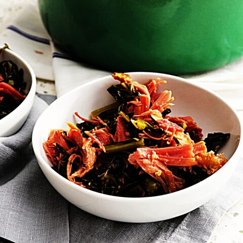 Meal photo - Oven-Baked Collard Greens with Smoked Turkey