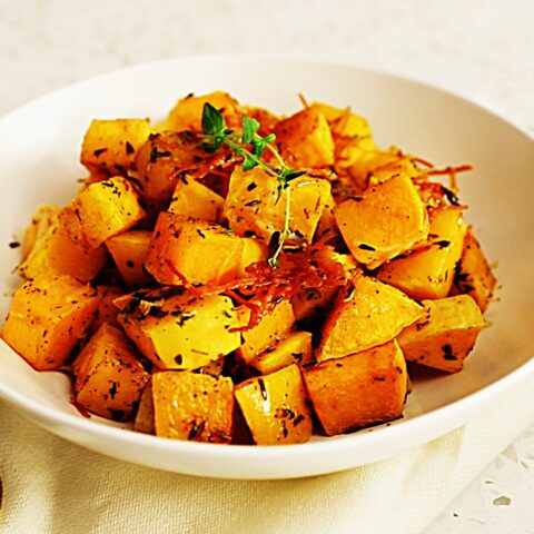 Meal photo - Parmesan and Thyme Roasted Butternut Squash