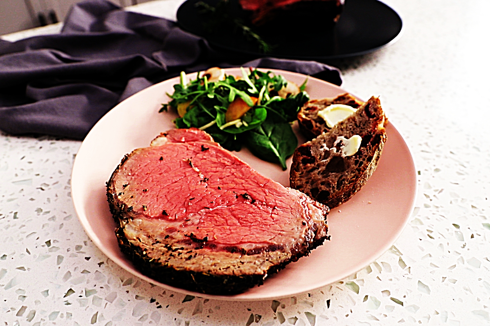 Prime Rib with Herbes de Provence Crust