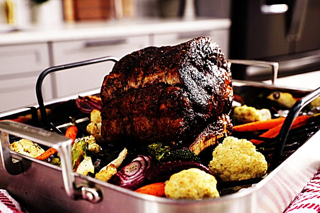 Meal photo - Prime Rib with Roasted Vegetables