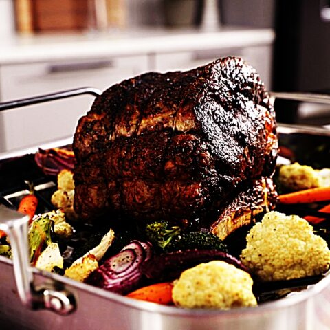 Meal photo - Prime Rib with Roasted Vegetables