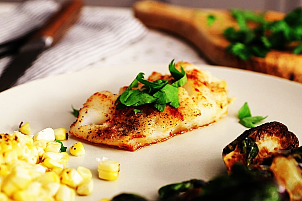 Meal photo - Reduced-Fat Baked Cod