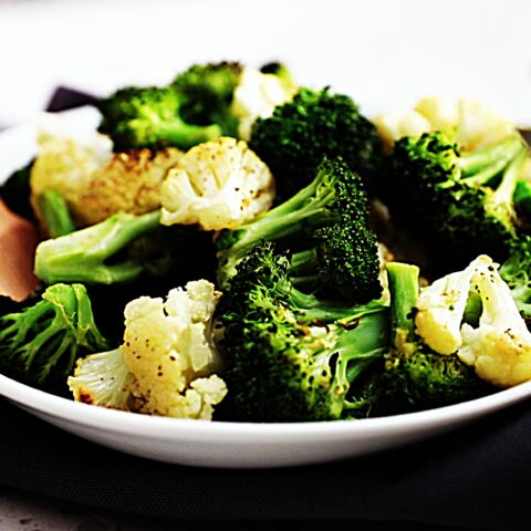 Meal photo - Roasted Broccoli and Cauliflower