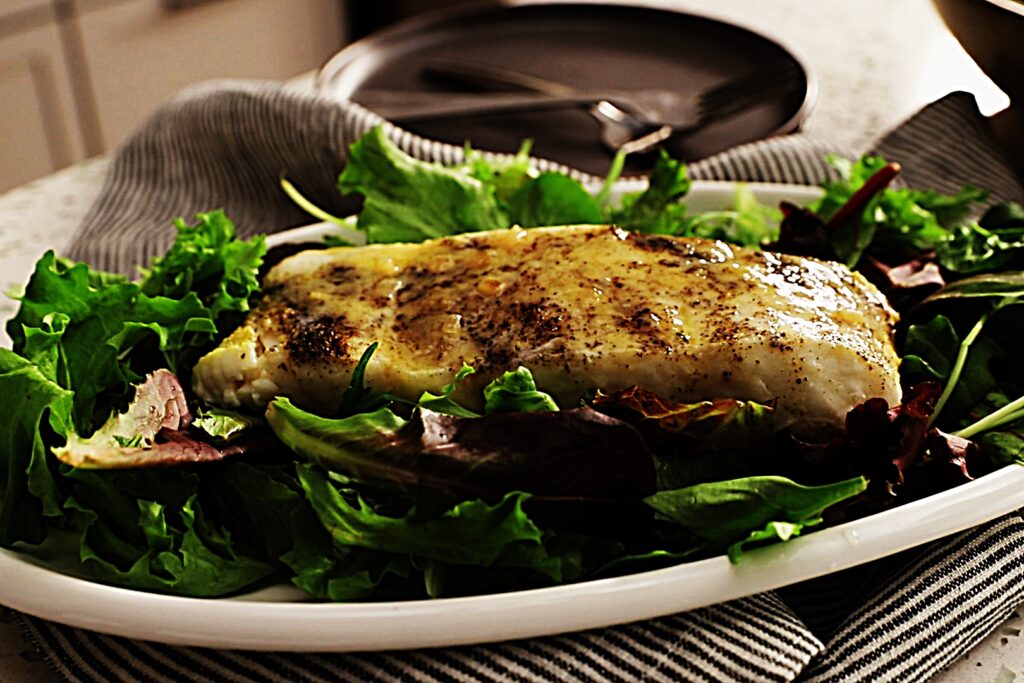 Meal photo - Roasted Halibut with Beurre Blanc