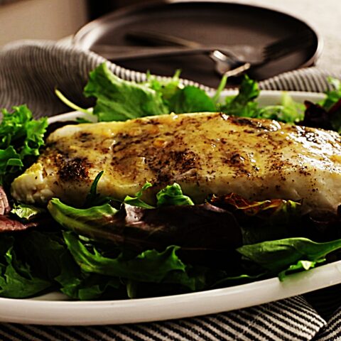 Meal photo - Roasted Halibut with Beurre Blanc