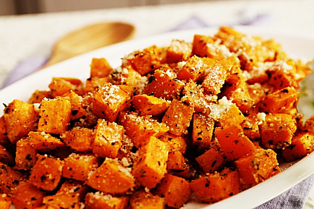 Meal photo - Roasted Parmesan Herb Sweet Potatoes