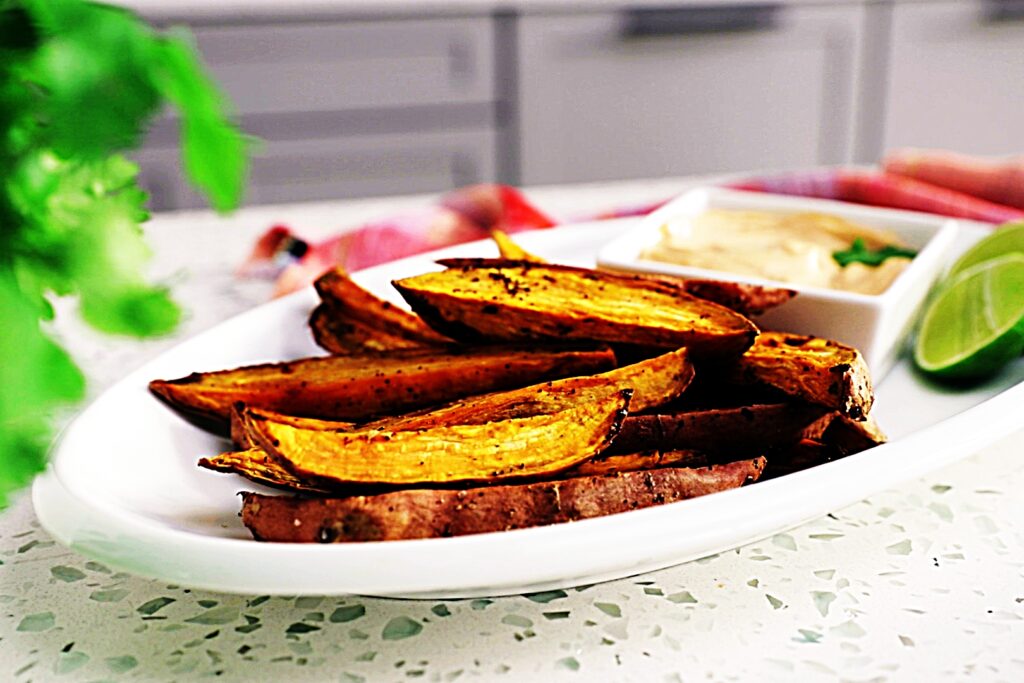 Meal photo - Roasted Sweet Potato Fries with Chipotle Aioli