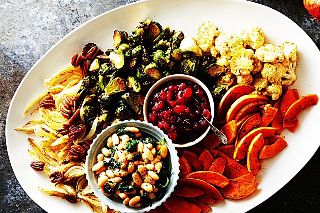 Meal photo - Roasted Vegan Thanksgiving Feast Platter