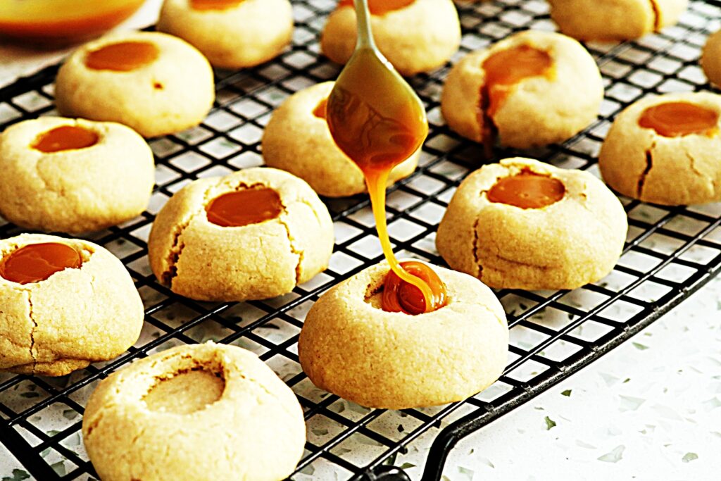 Meal photo - Salted Caramel Thumbprint Cookies