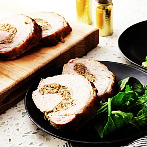 Meal photo - Sausage and Cheese Stuffed Pork Loin