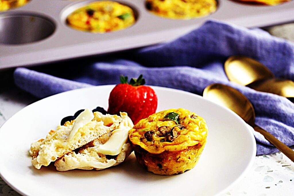 Meal photo - Sausage, Mushroom, and Pepper Breakfast Muffins