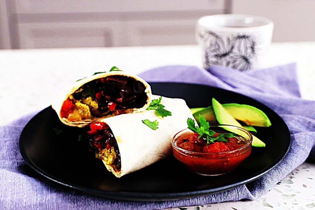 Meal photo - Sheet Pan Black Bean and Vegetable Breakfast Burritos