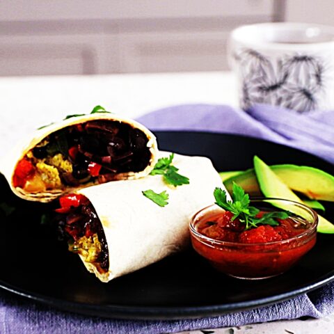 Meal photo - Sheet Pan Black Bean and Vegetable Breakfast Burritos