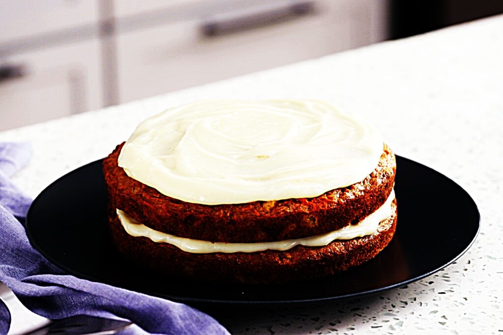 Meal photo - Skinny Carrot Cake with Greek Yogurt Cream Cheese Frosting