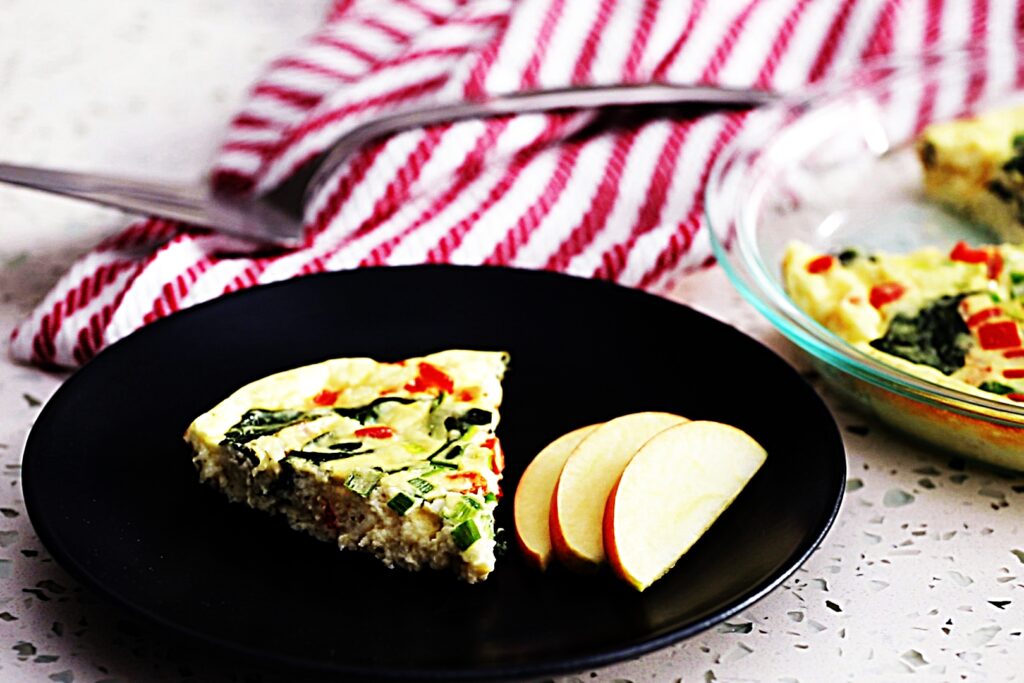 Meal photo - Skinny Crustless Spinach, Red Pepper, and Feta Quiche