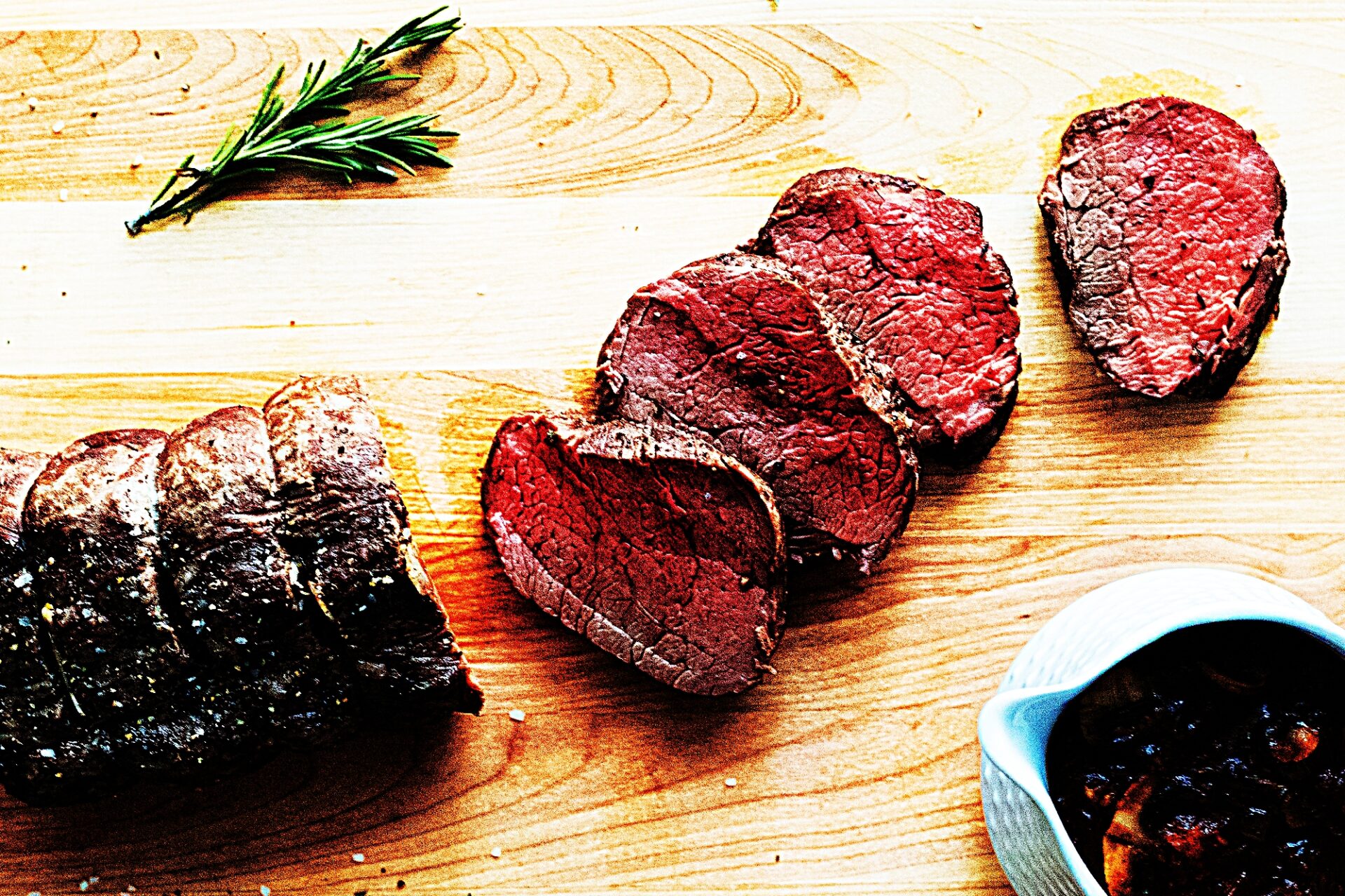 Meal photo - Slow-Roasted Beef Tenderloin with Red Wine Mushroom Sauce