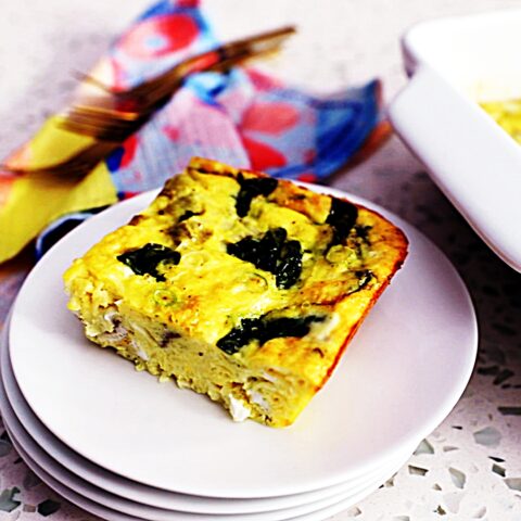 Meal photo - Spinach and Artichoke Egg Casserole