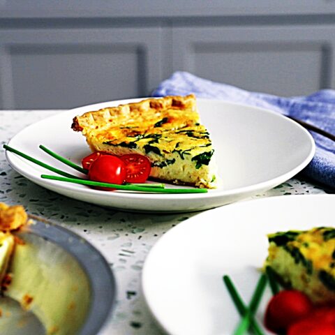 Meal photo - Spinach and Cheese Quiche