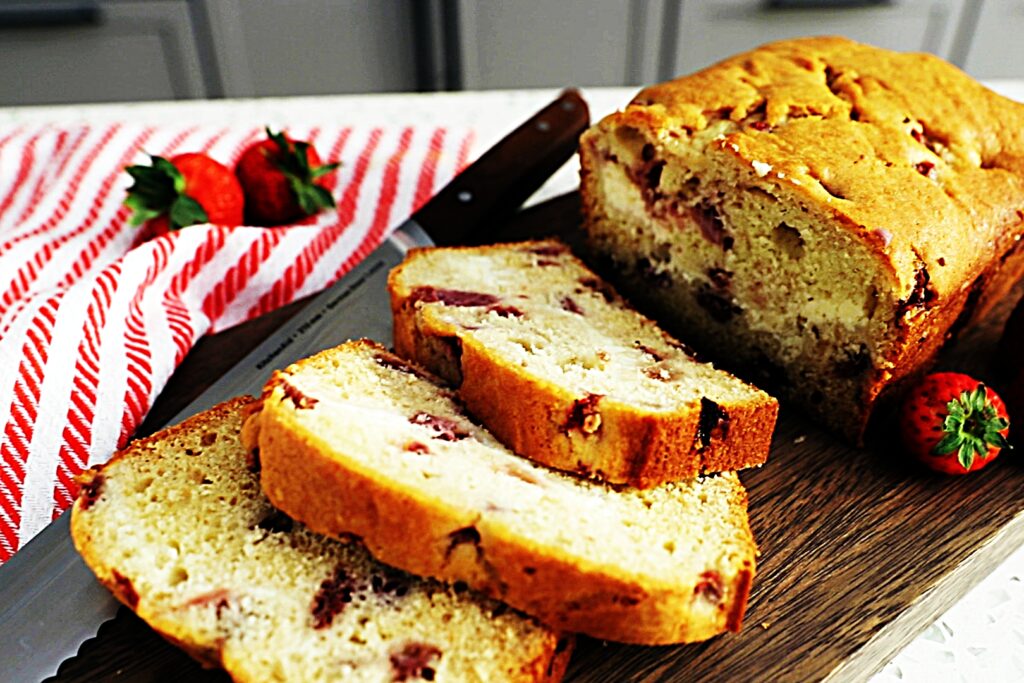 Meal photo - Strawberries and Cream Bread