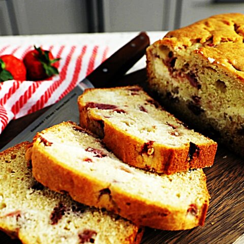 Meal photo - Strawberries and Cream Bread