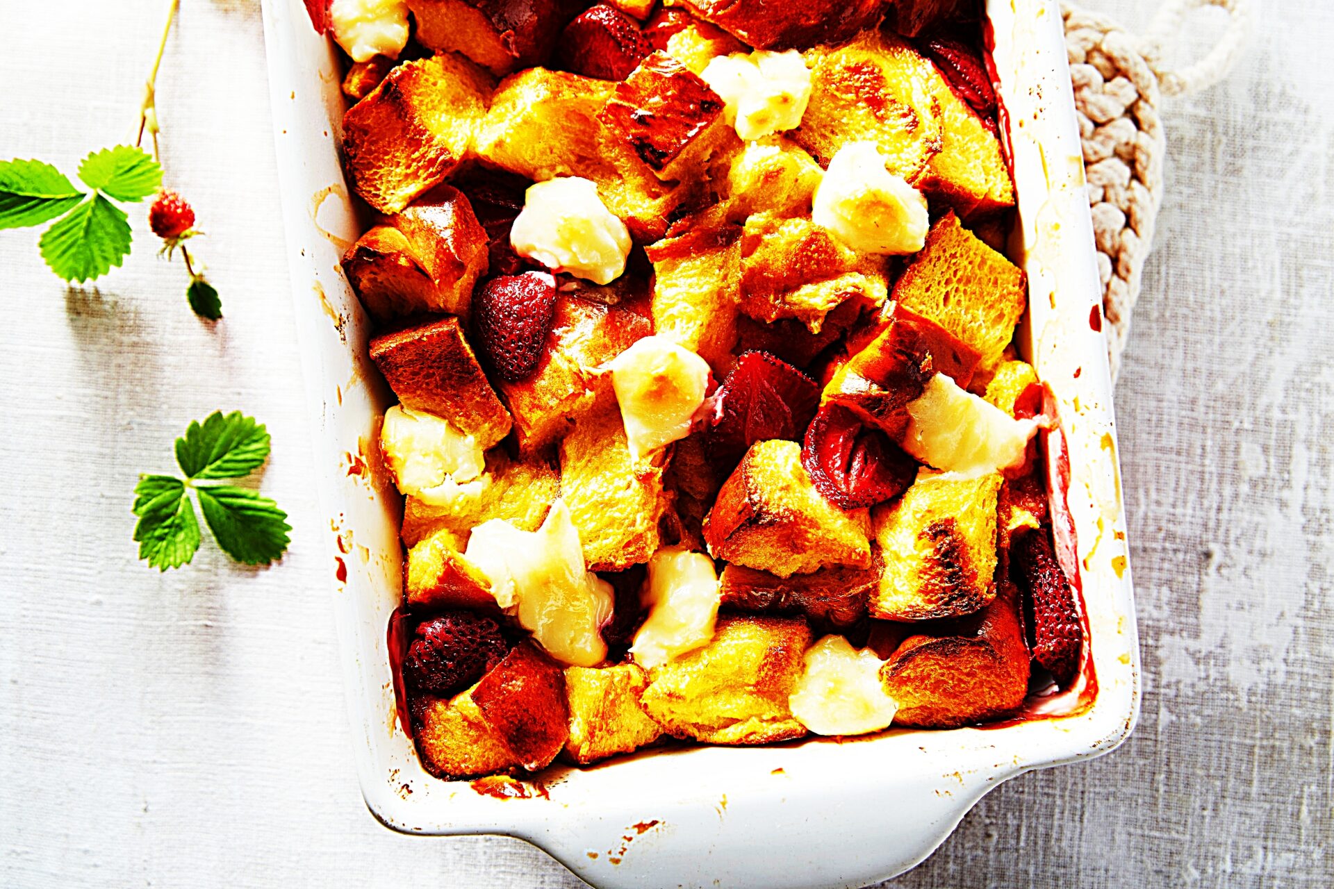 Meal photo - Strawberry Cheesecake Baked French Toast Casserole