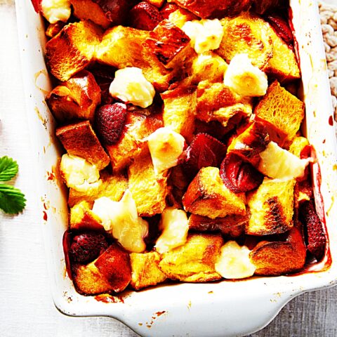 Meal photo - Strawberry Cheesecake Baked French Toast Casserole