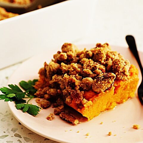 Meal photo - Sweet Potato Casserole with Bacon Pecan Crumble