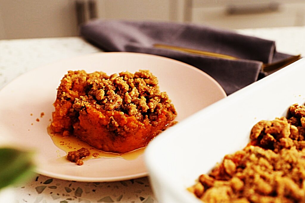 Meal photo - Vegan Sweet Potato Casserole with Pecan Crumble