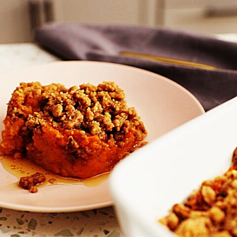 Meal photo - Vegan Sweet Potato Casserole with Pecan Crumble