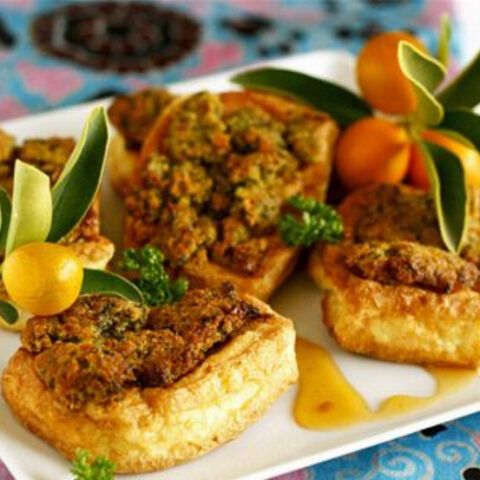 Kumquat Breaded Baked Tofu