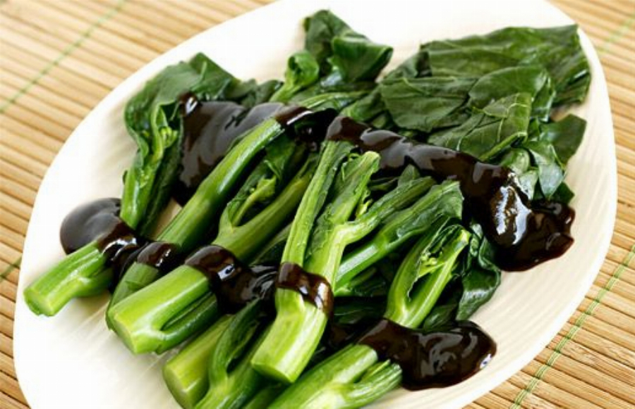 Choy Sum with Oyster Sauce