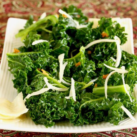 Kale with Homemade Pickled Ginger